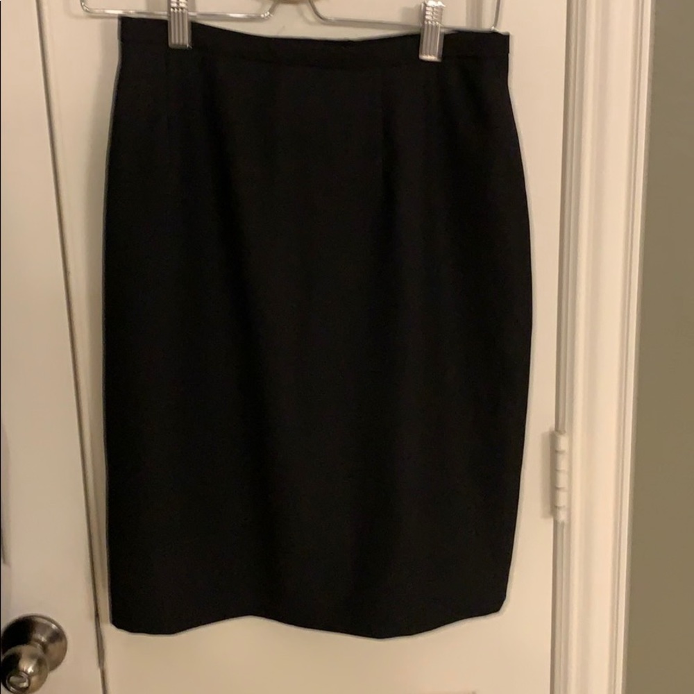 Black pencil skirt
